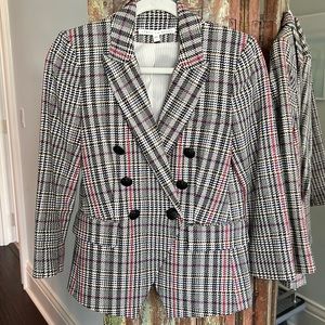 Veronica Beard Plaid Blazer Size 2